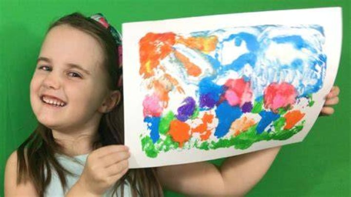 Colorful Creations: The Joy of 4 Girls Finger Paint