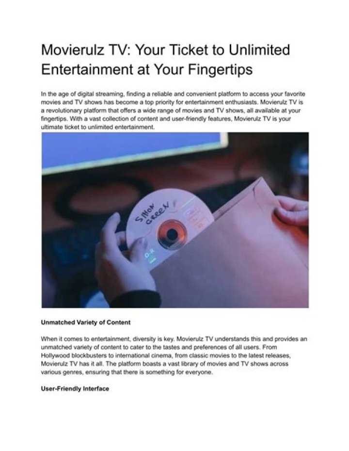 Discovering Movierulzvpnin: Your Gateway to Unlimited Entertainment