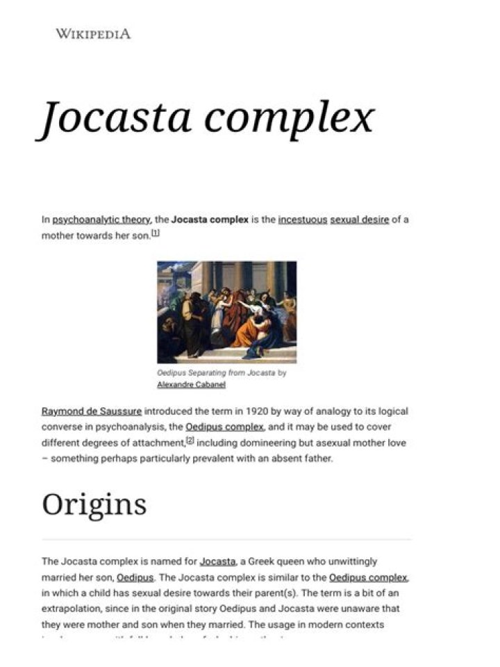 Understanding Jocasta Complex: A Deep Dive into Its Psychological Implications