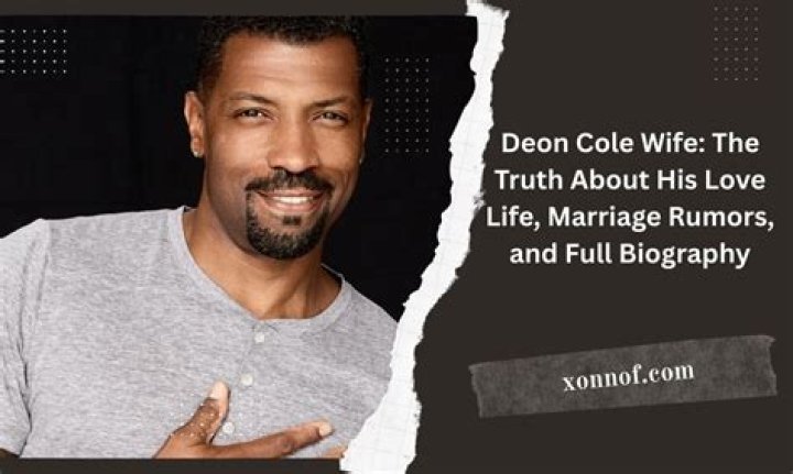 Unveiling the Life of Deon Cole's Wife: The Woman Behind the Comedian