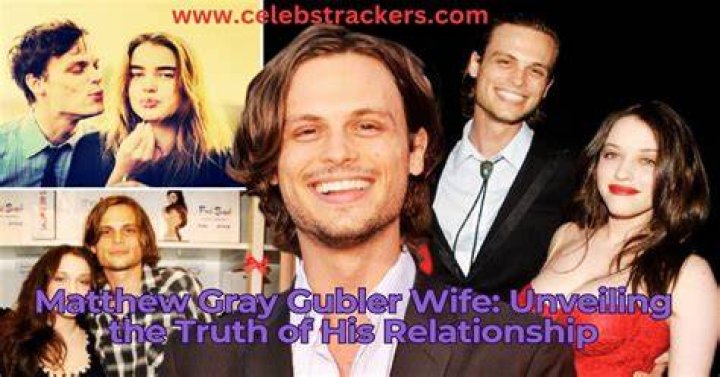 Unveiling the Mysteries of Matthew Gray Gubler's Wife